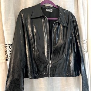 Black jacket, waist length Medium